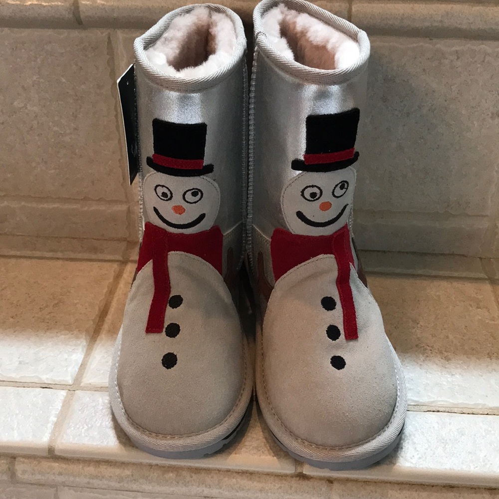 Emu Snowman ⛄️ Boots 100%Merino wool lining NWT